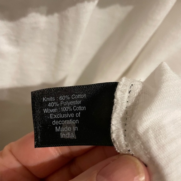 Lane Bryant white off shoulder top. size 26/28 - Picture 5 of 6